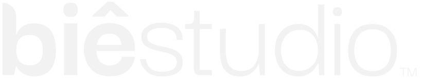 Logomarca biêstudio - Branco